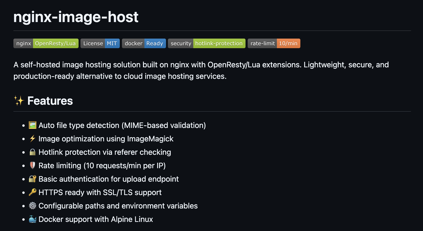 使用 Nginx 搭建个人图床，让链接永远有效！